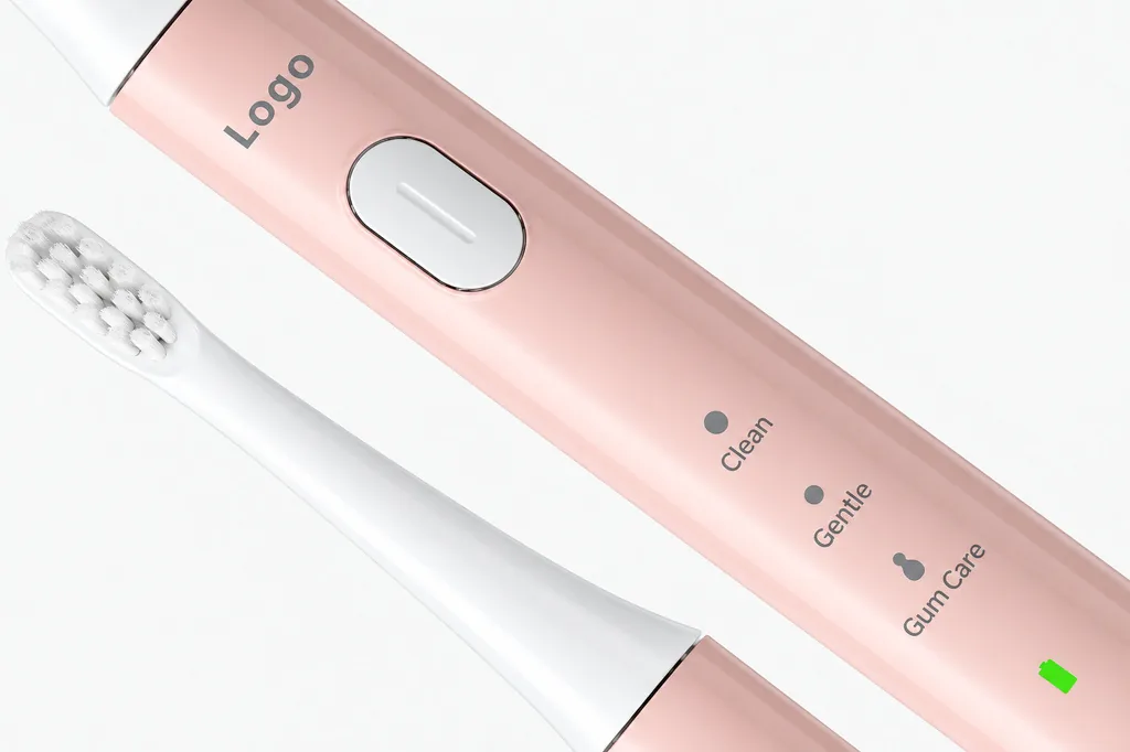 Logo customization on an electric toothbrush